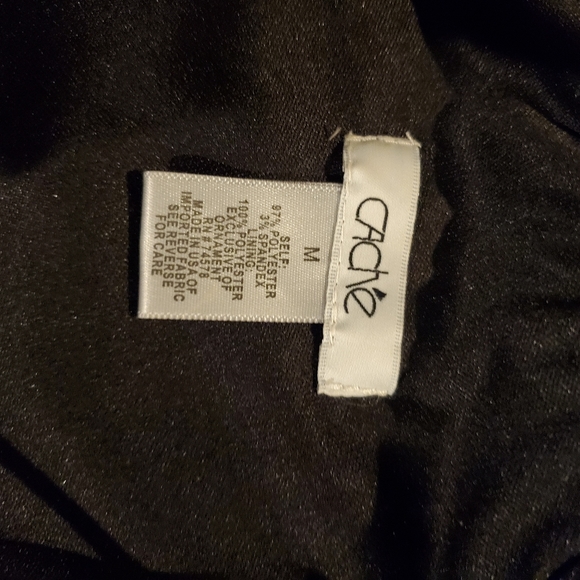 CACHE SEQUIN BLACK TOP - Picture 5 of 6